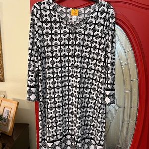 Ruby Rd. black and white dress